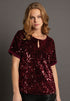 Burgundy Sequin Blouse_31652081_0530_01