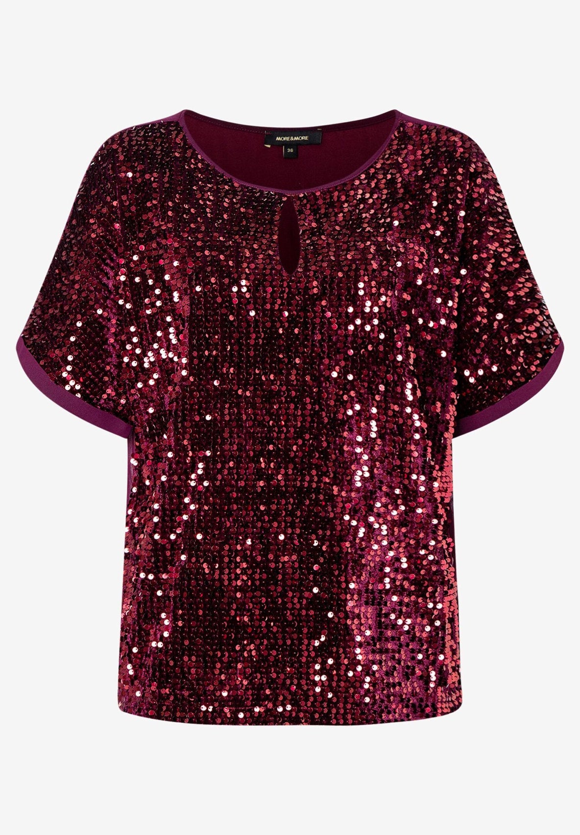 Burgundy Sequin Blouse_31652081_0530_04