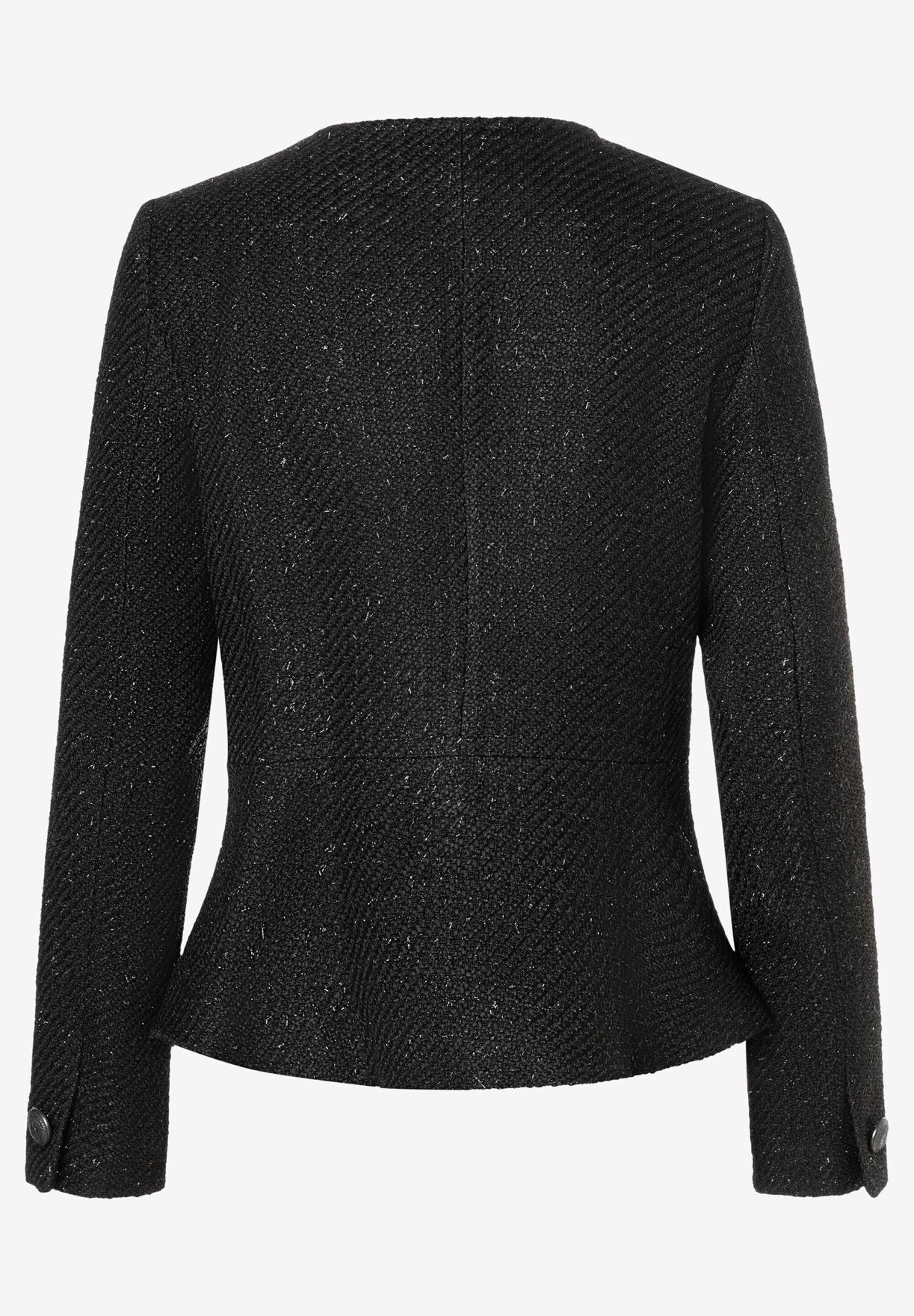 Black Structured Jacket With Lurex_31656081_2790_04