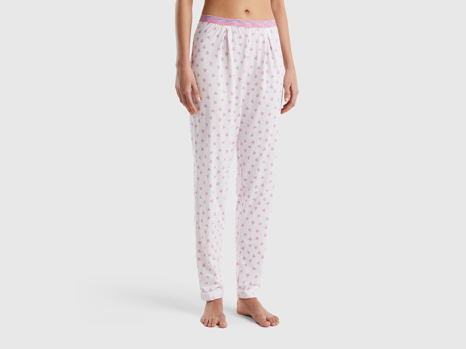 Heart Trousers In Warm Cotton Blend