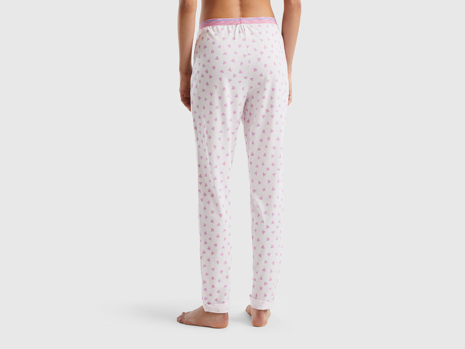 Heart Trousers In Warm Cotton Blend