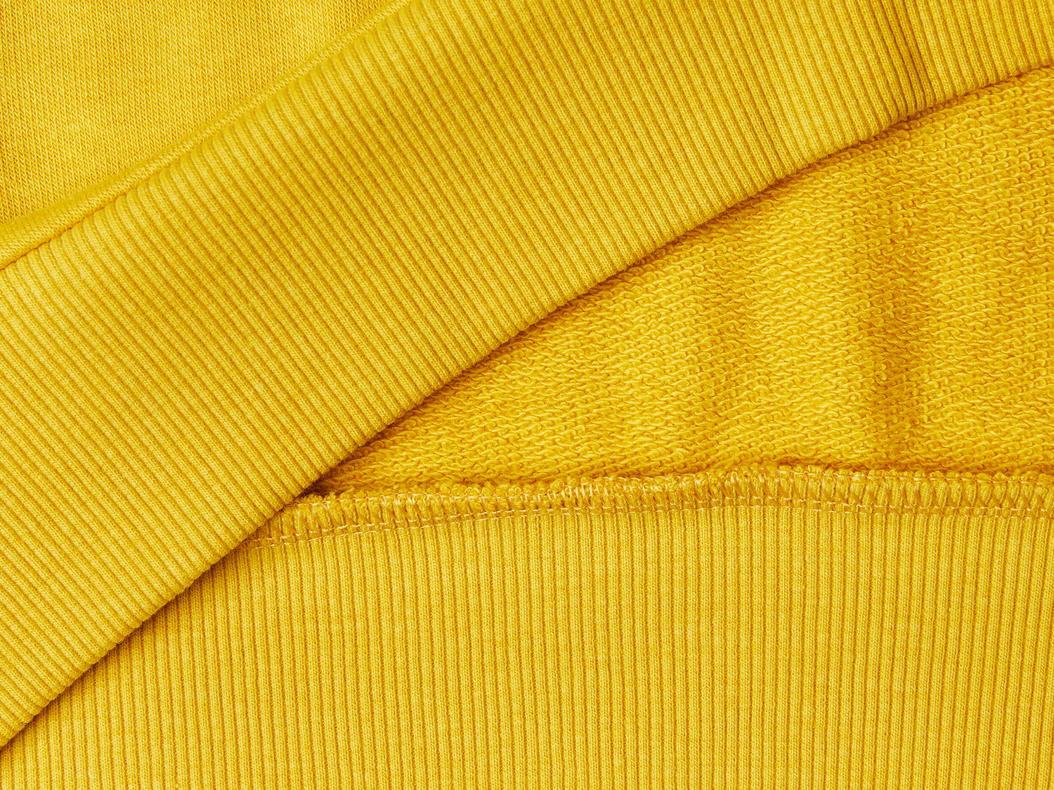 Mustard Yellow Printed Sweatshirt
