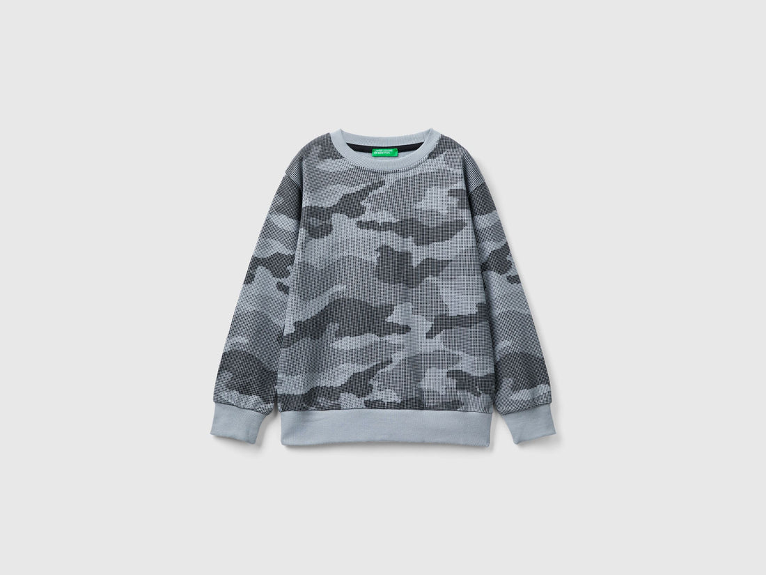Gray Camouflage Sweatshirt