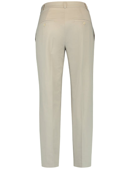Straight Elegant Trousers With Pressed Pleats_320003-31332_90031_02