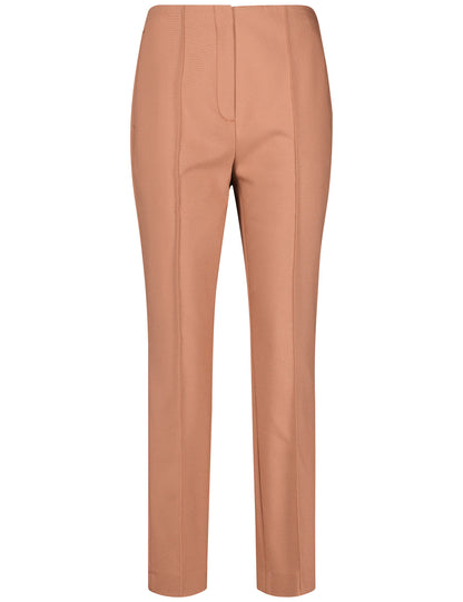 Trousers With Stretch For Comfort And Vertical Pintucks_320004-31334_70243_02