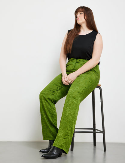 Shiny Jacquard Trousers Greta_320226-21323_5570_05