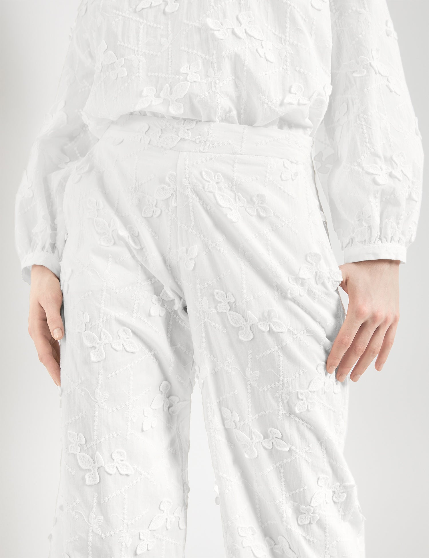 Palazzo Culottes With Bobbin Lace