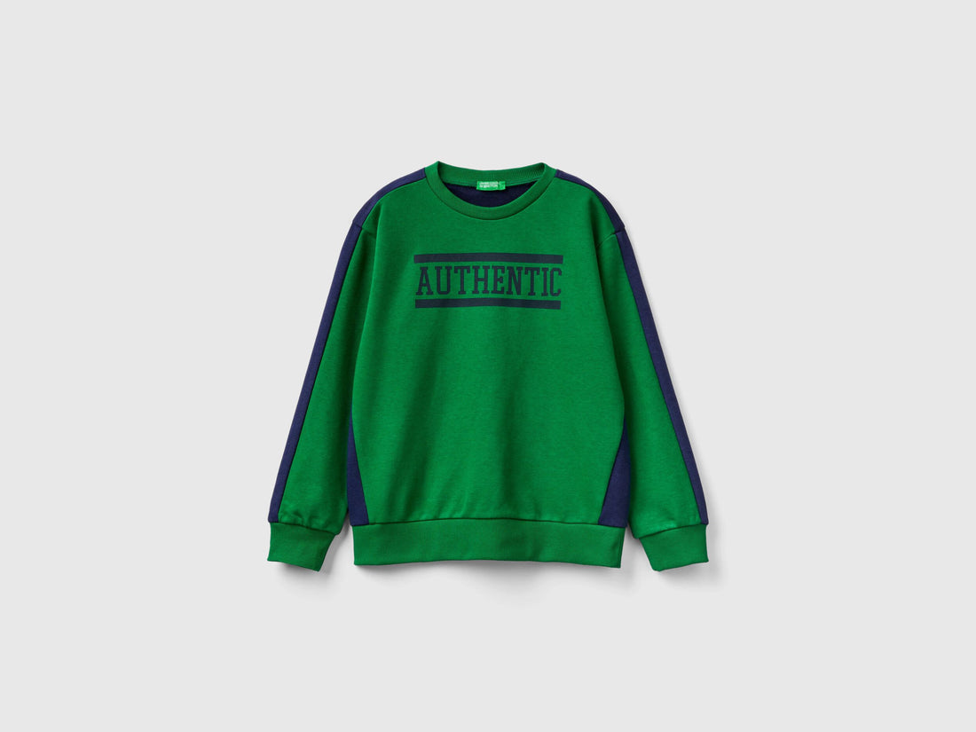 Color Block Sweatshirt With Print_32N4C10DJ_1U3_01