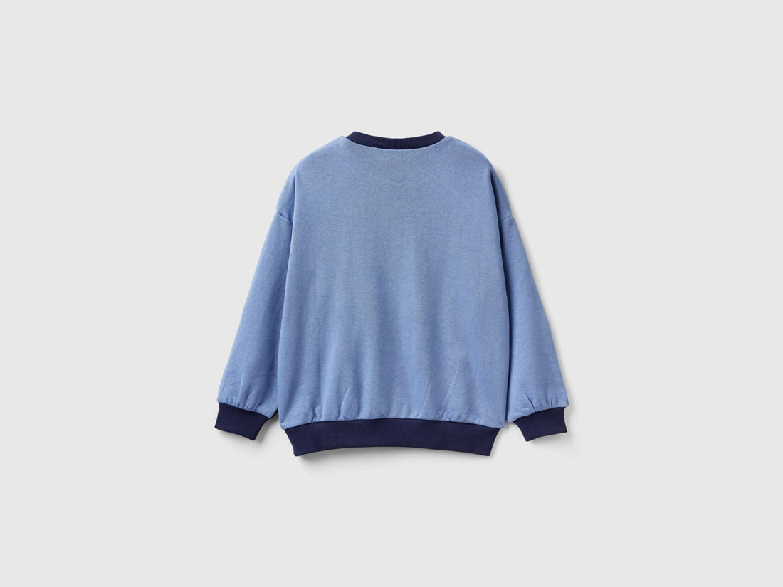 Color Block Sweatshirt With Print_32N4C10DU_252_02