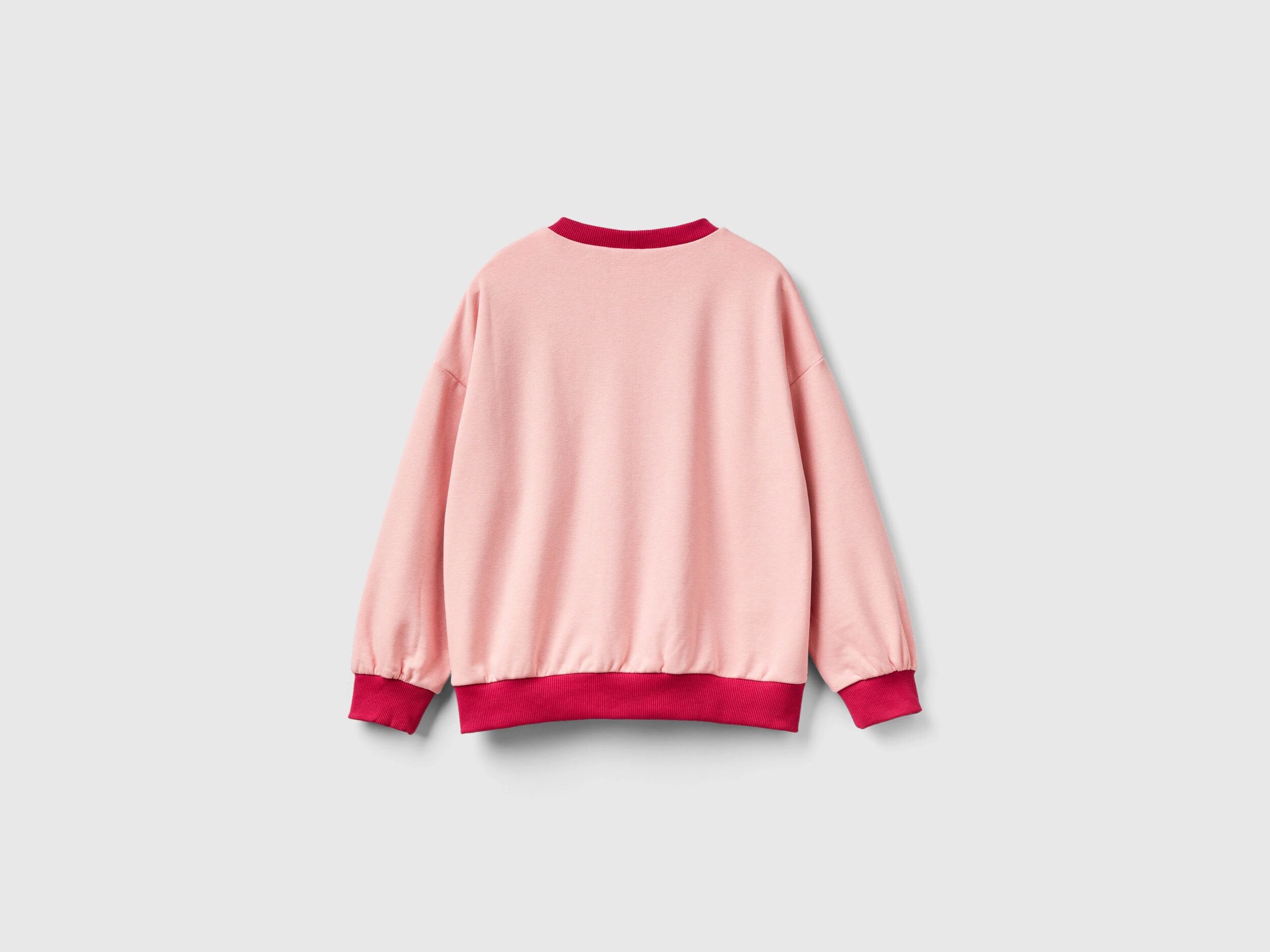 Color Block Sweatshirt With Print_32N4C10DU_2E8_02