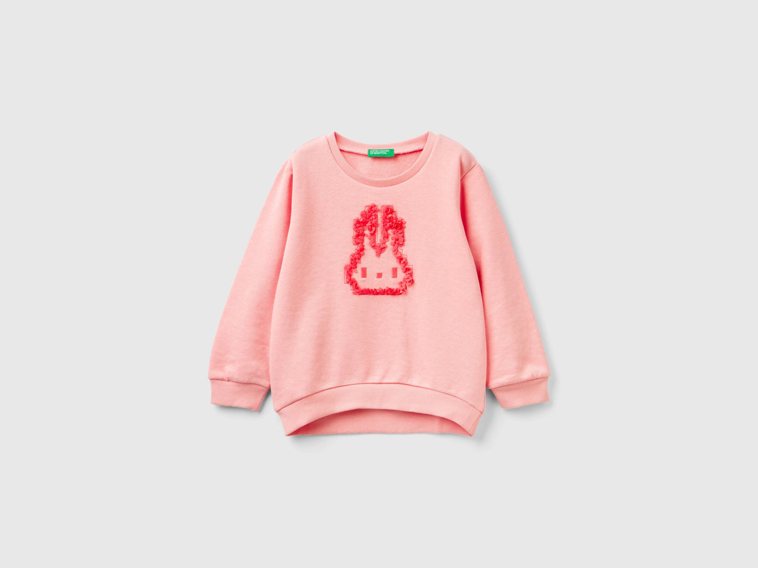 Sweatshirt With Petal Applique