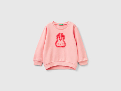 Sweatshirt With Petal Applique