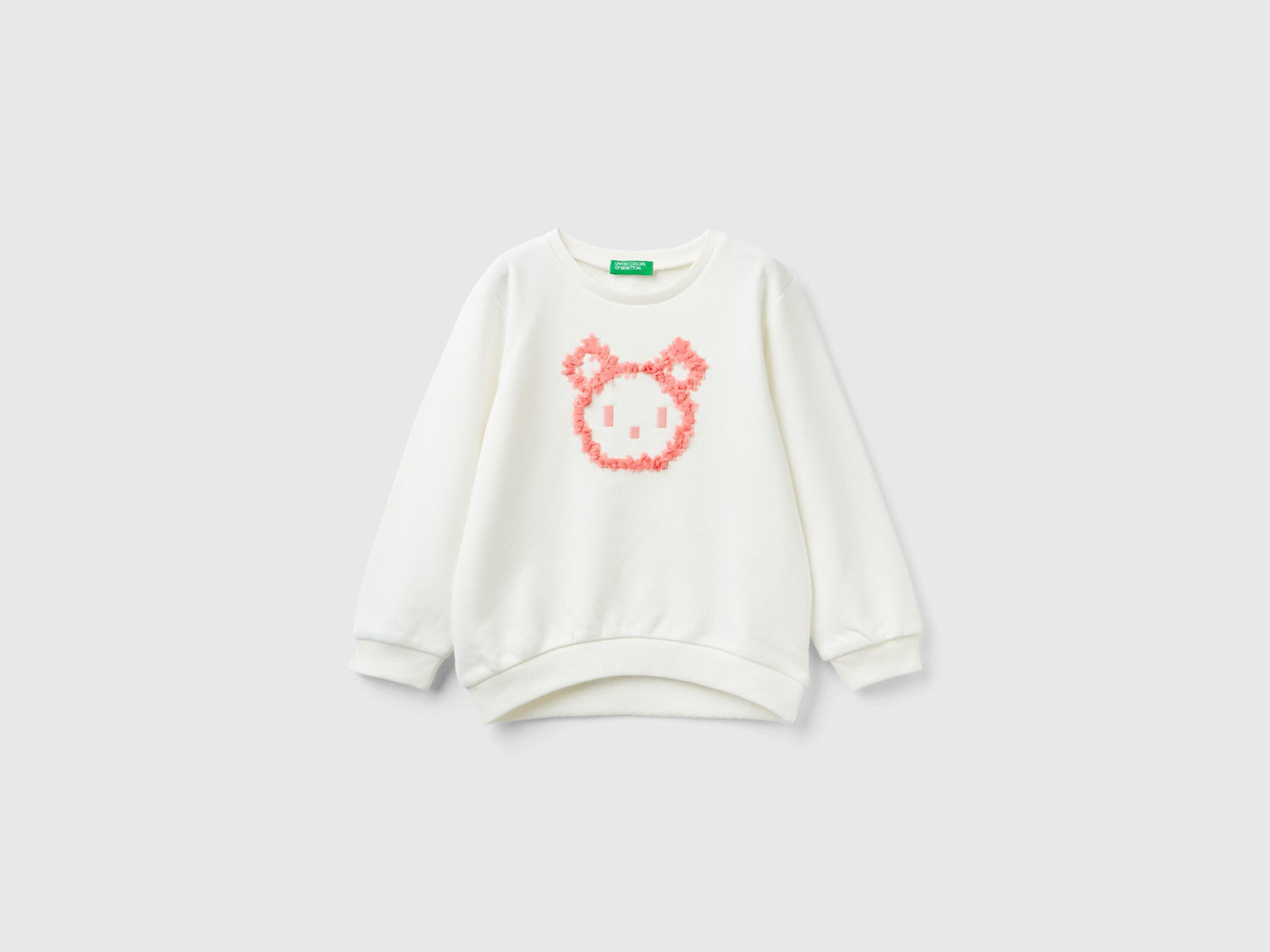 Sweatshirt With Petal Applique