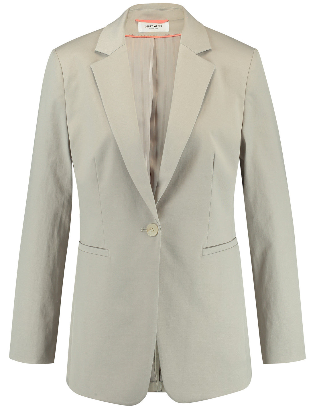 Figure-Skimming Classic Blazer With Stretch For Comfort_330004-31332_90031_01