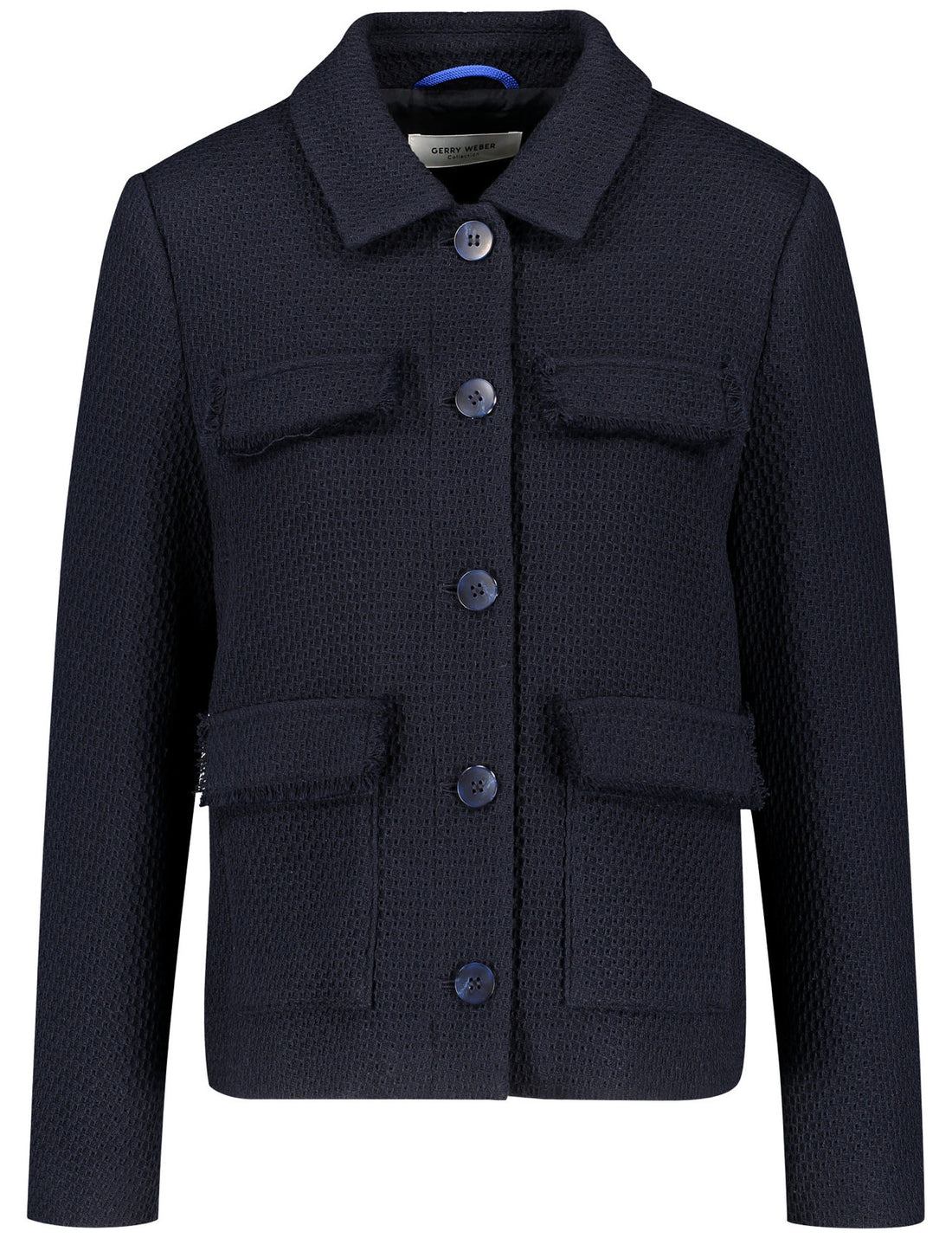 Blazer Jacket In A Textured Knit_330012-31252_80890_02
