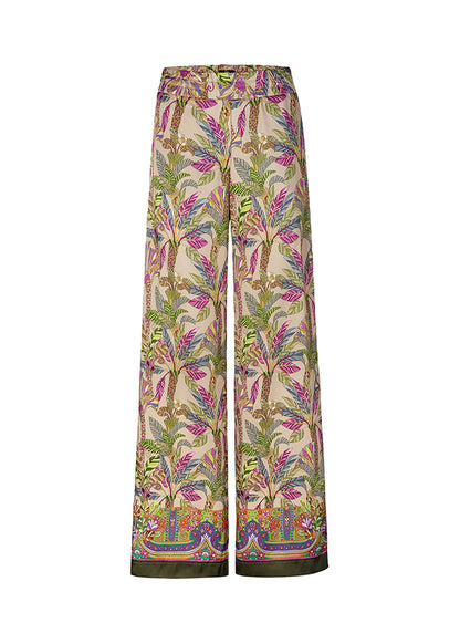 Palazzo Trousers With Coachella Print