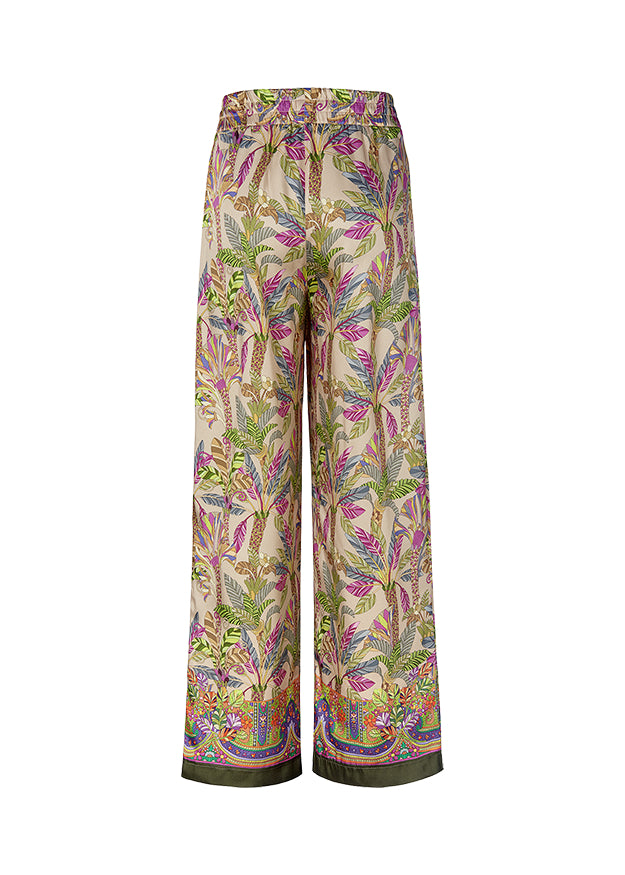 Palazzo Trousers With Coachella Print