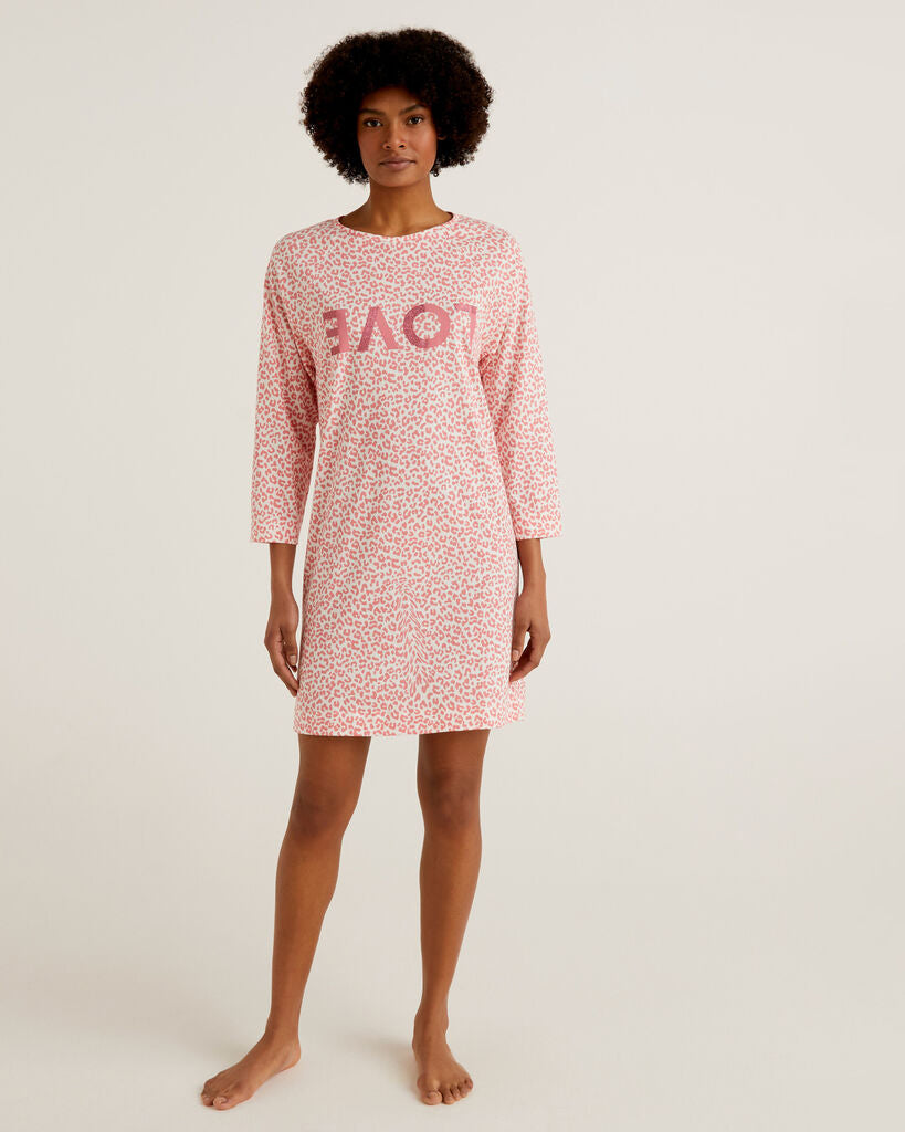 Pink Night Dress Benetton