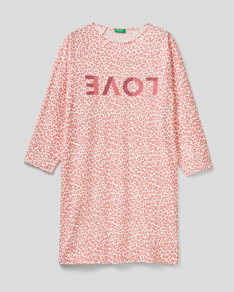 Pink Night Dress Benetton