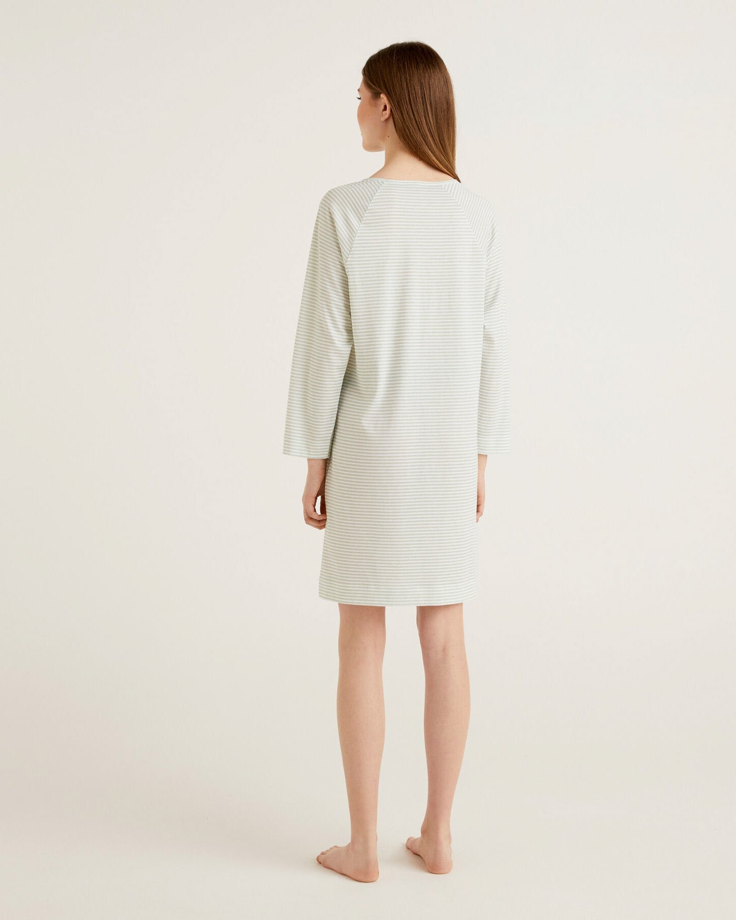 Light Grey Night Dress Benetton