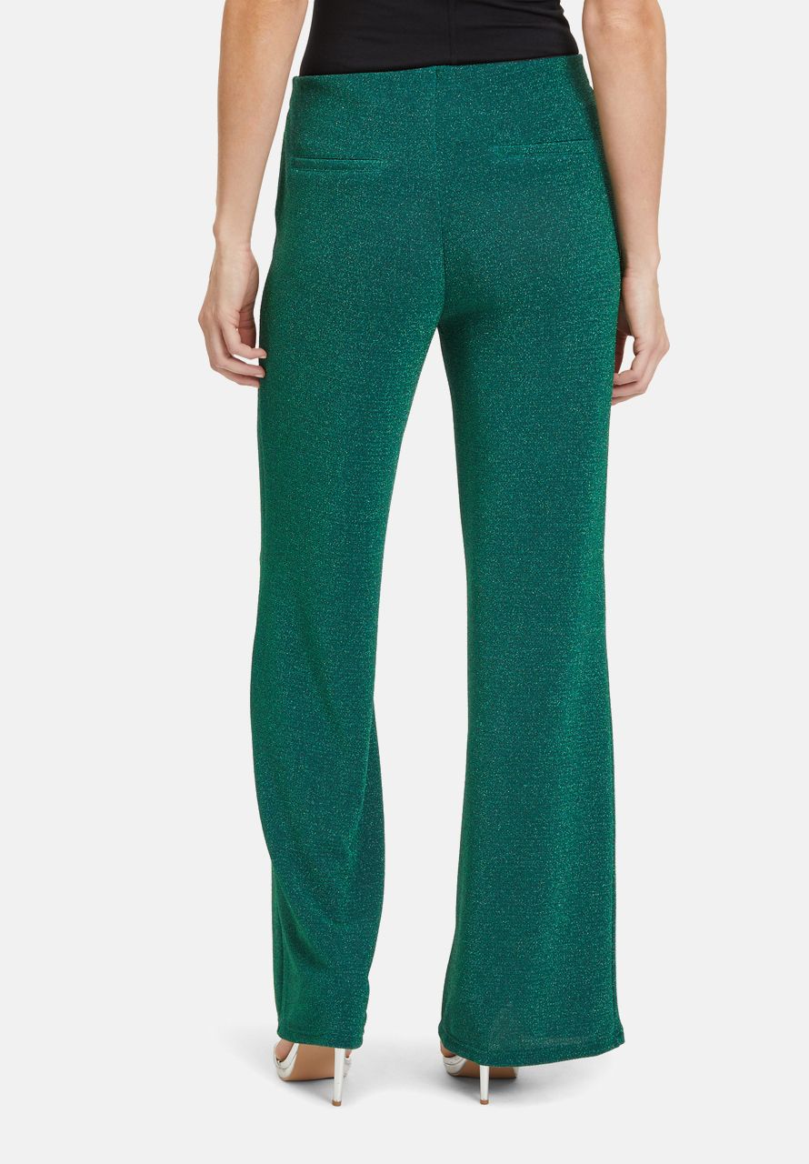 Green Dress Trousers With Elastic Waistband_3410-4164_5867_03