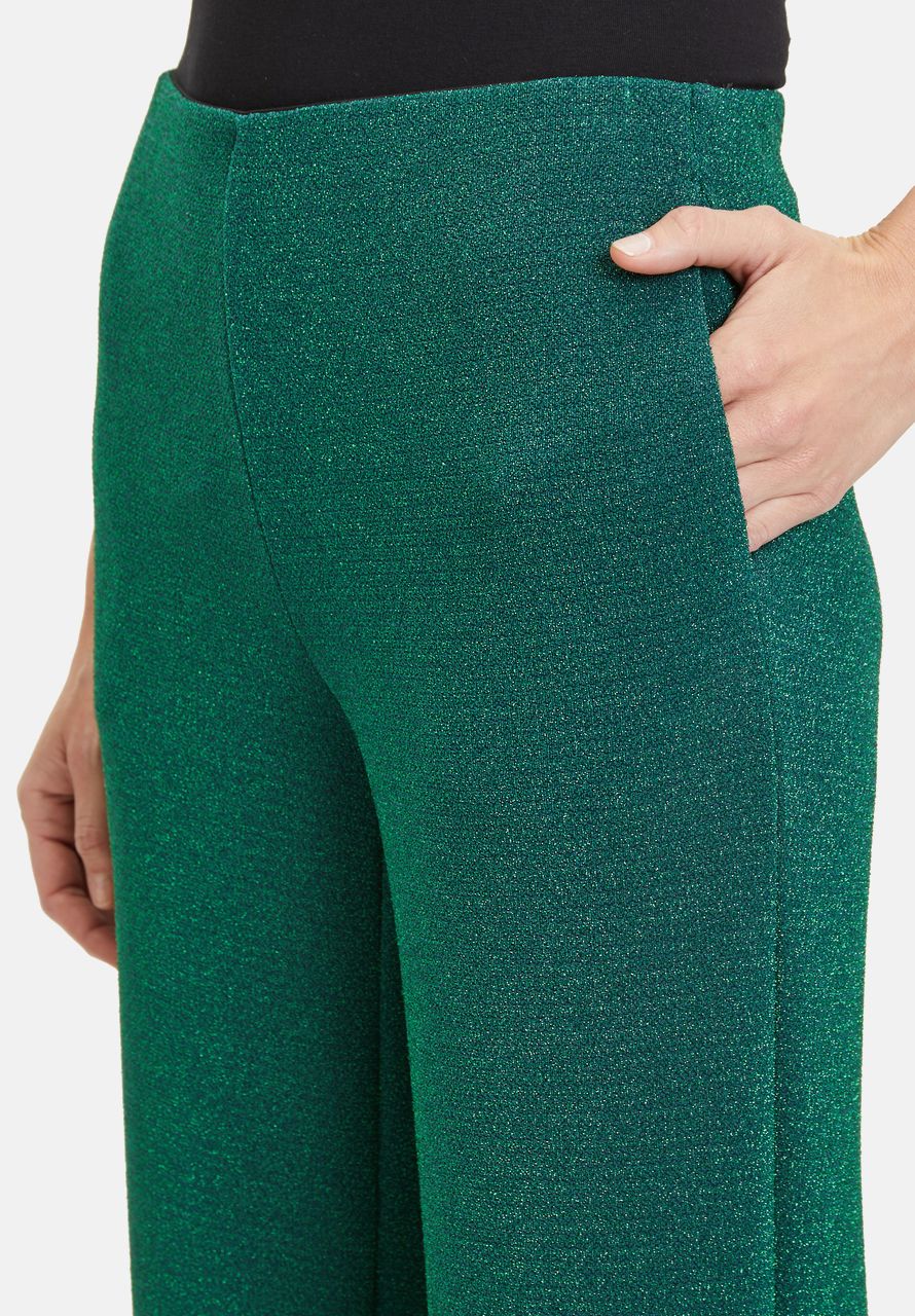 Green Dress Trousers With Elastic Waistband_3410-4164_5867_06
