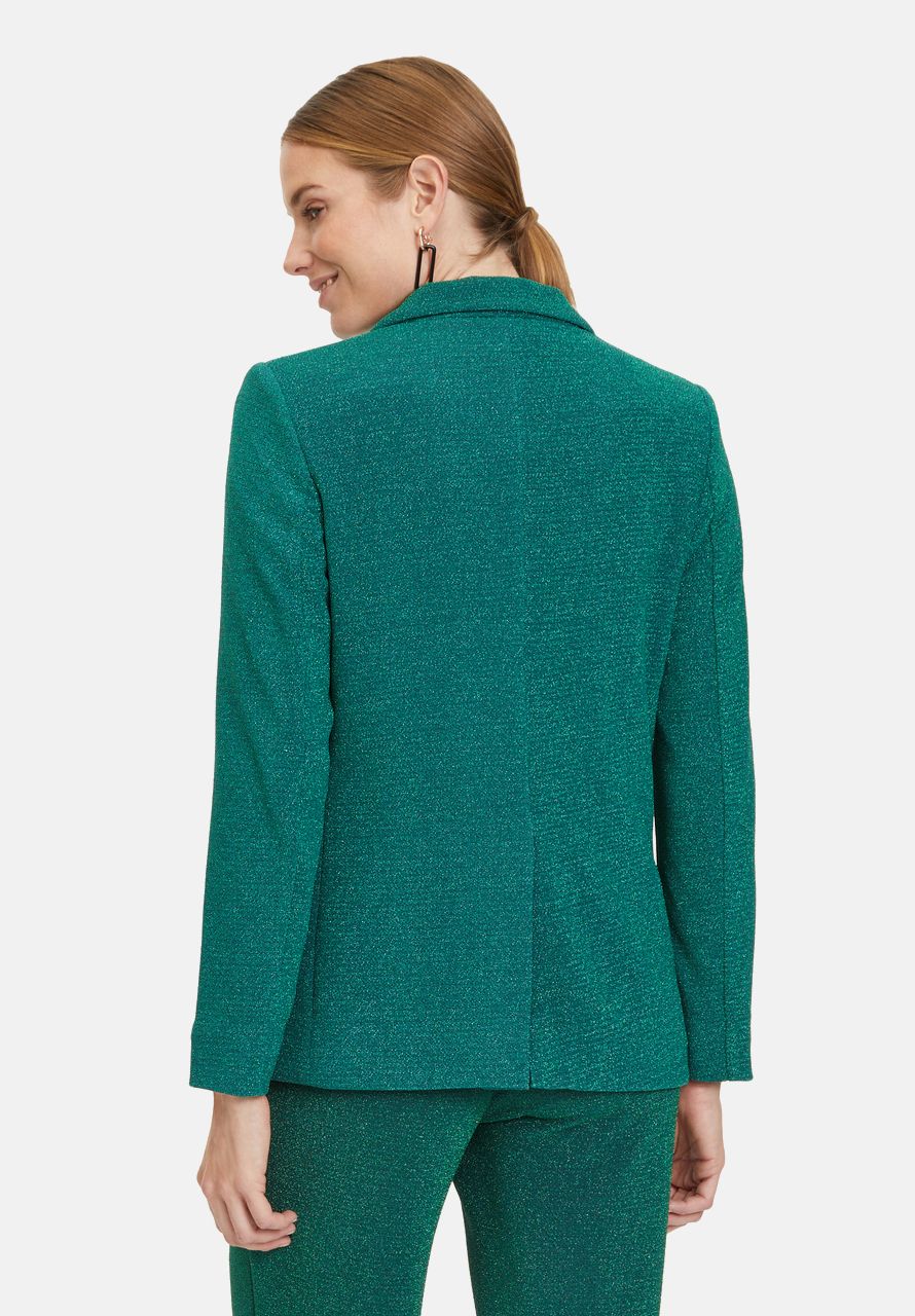 Green Blazer With Lurex Thread_3411-4164_5867_03