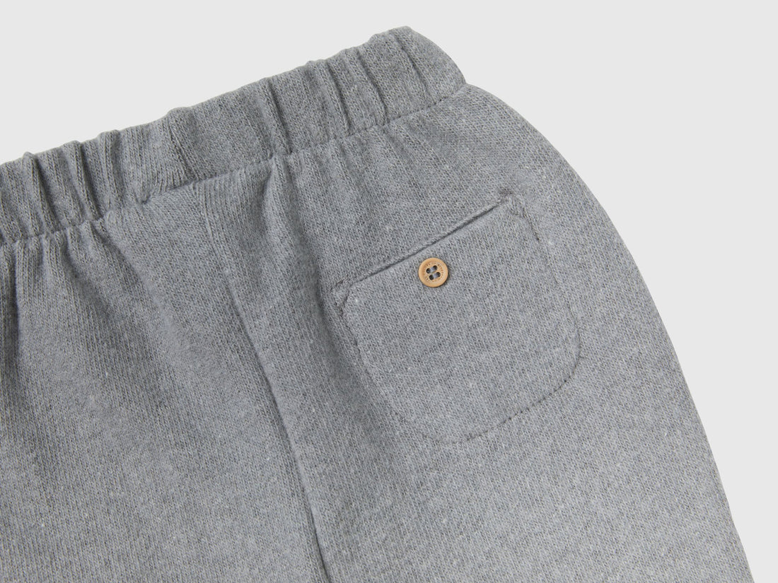Baggy Fit Trousers In Recycled Cotton Blend_35MWAF01F_901_02