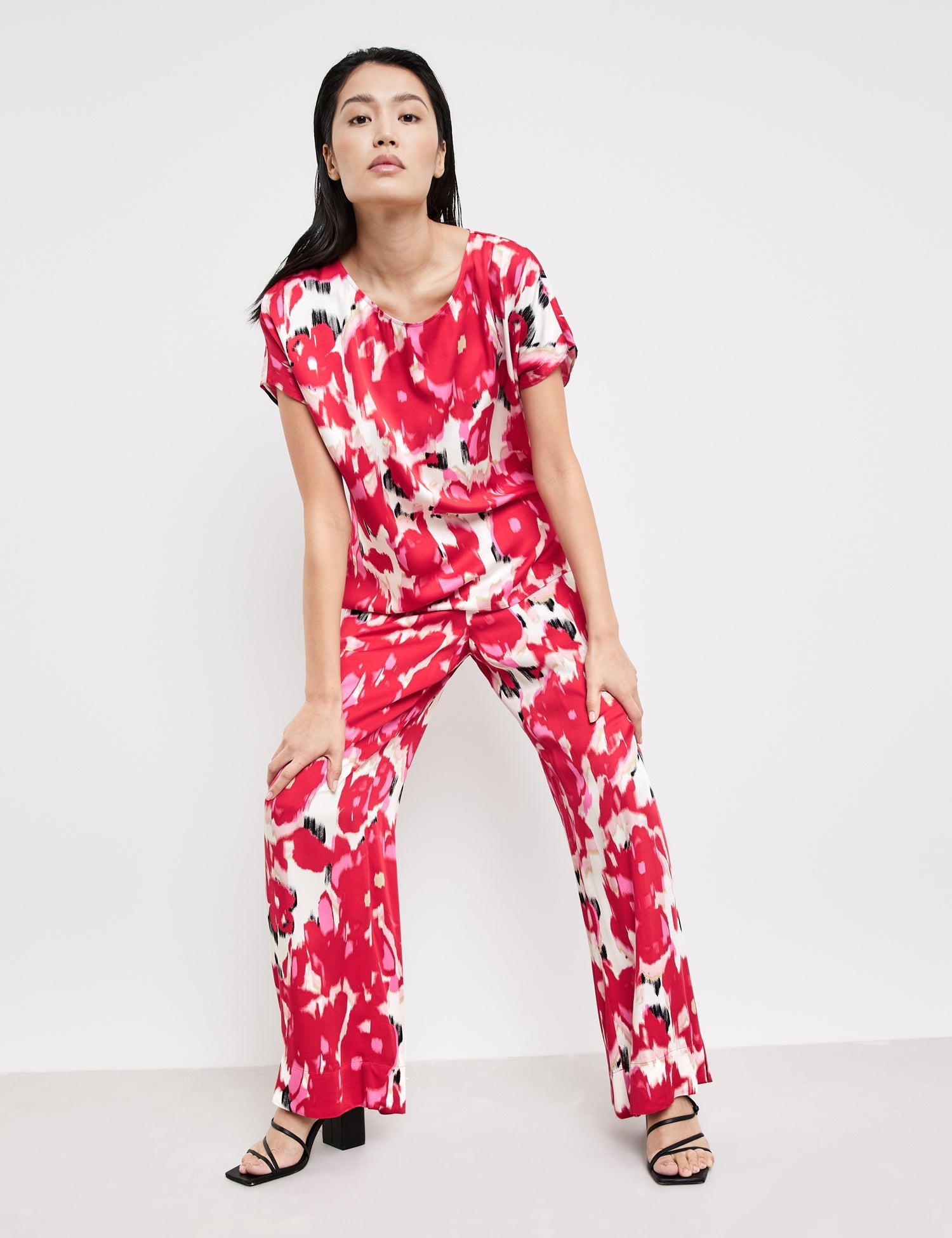 Blouse Top With An All-Over Floral Print Taifun
