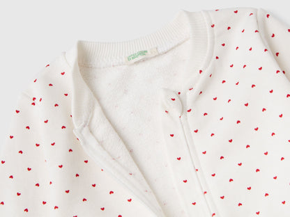 Patterned Sweatshirt With Zip