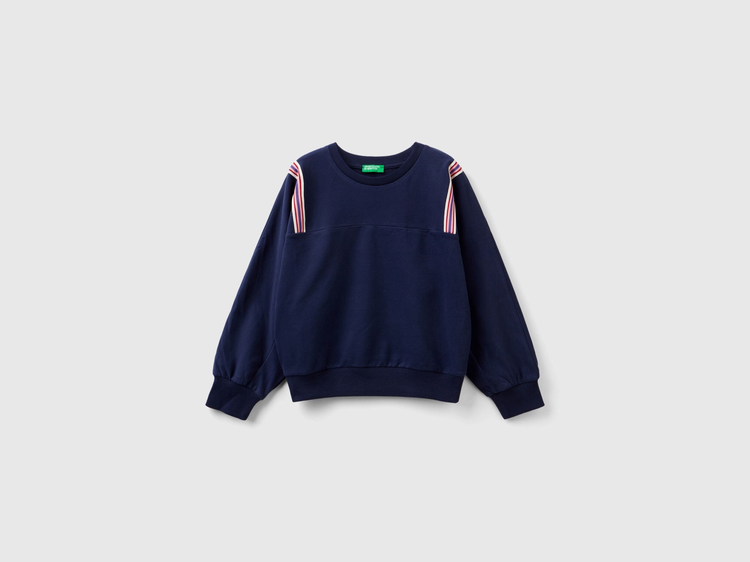 Sweatshirt With Striped Details