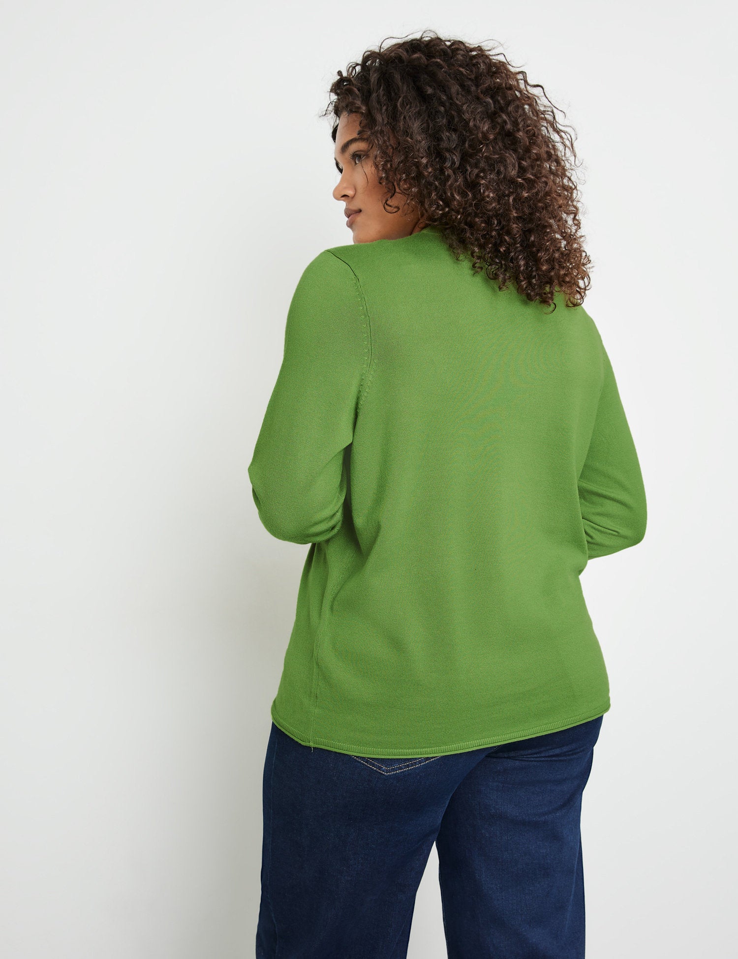 Fine Knit Jumper With Gathers On The Sleeves_372217-25400_5560_06