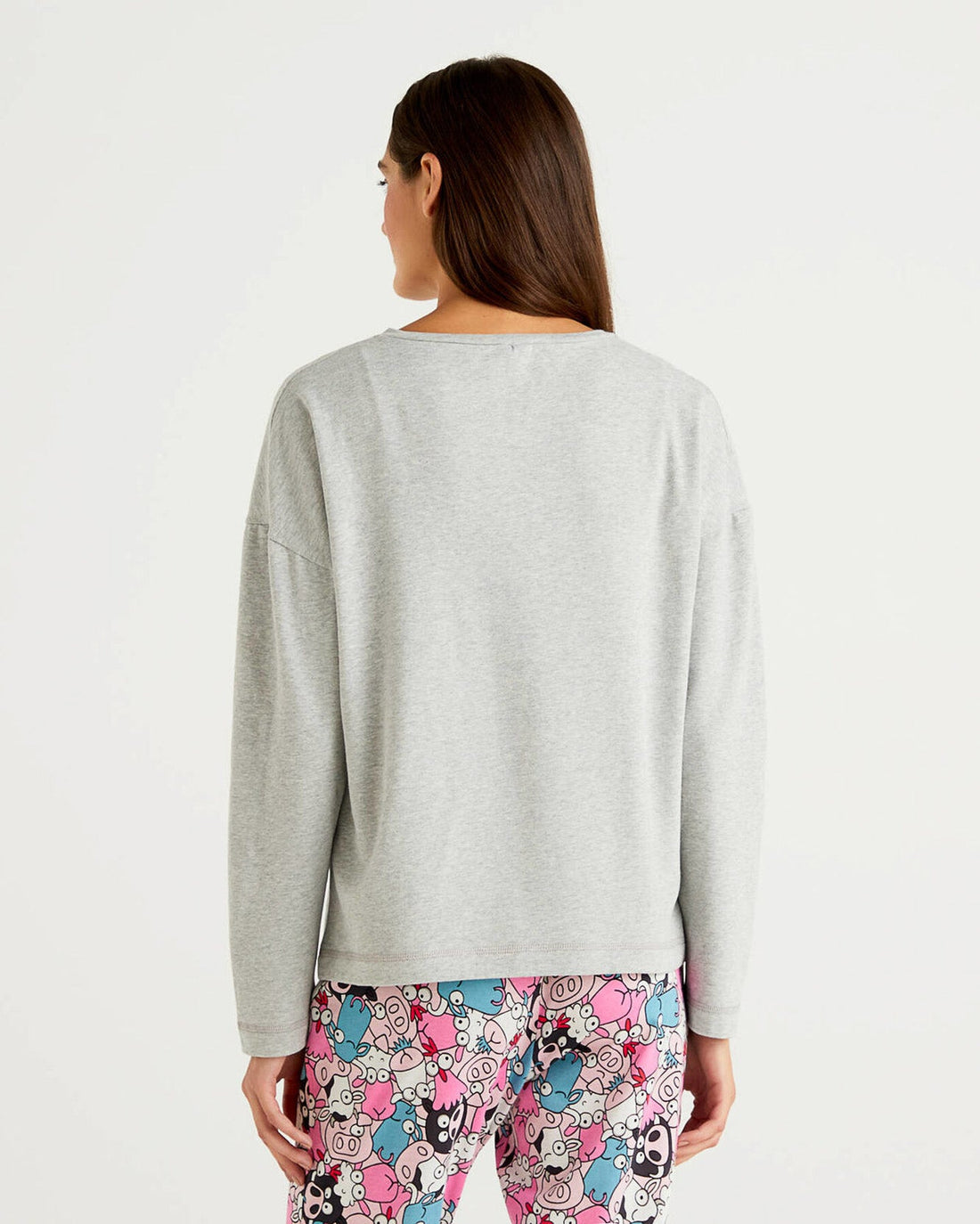 Light Grey T-Shirt L/S Benetton