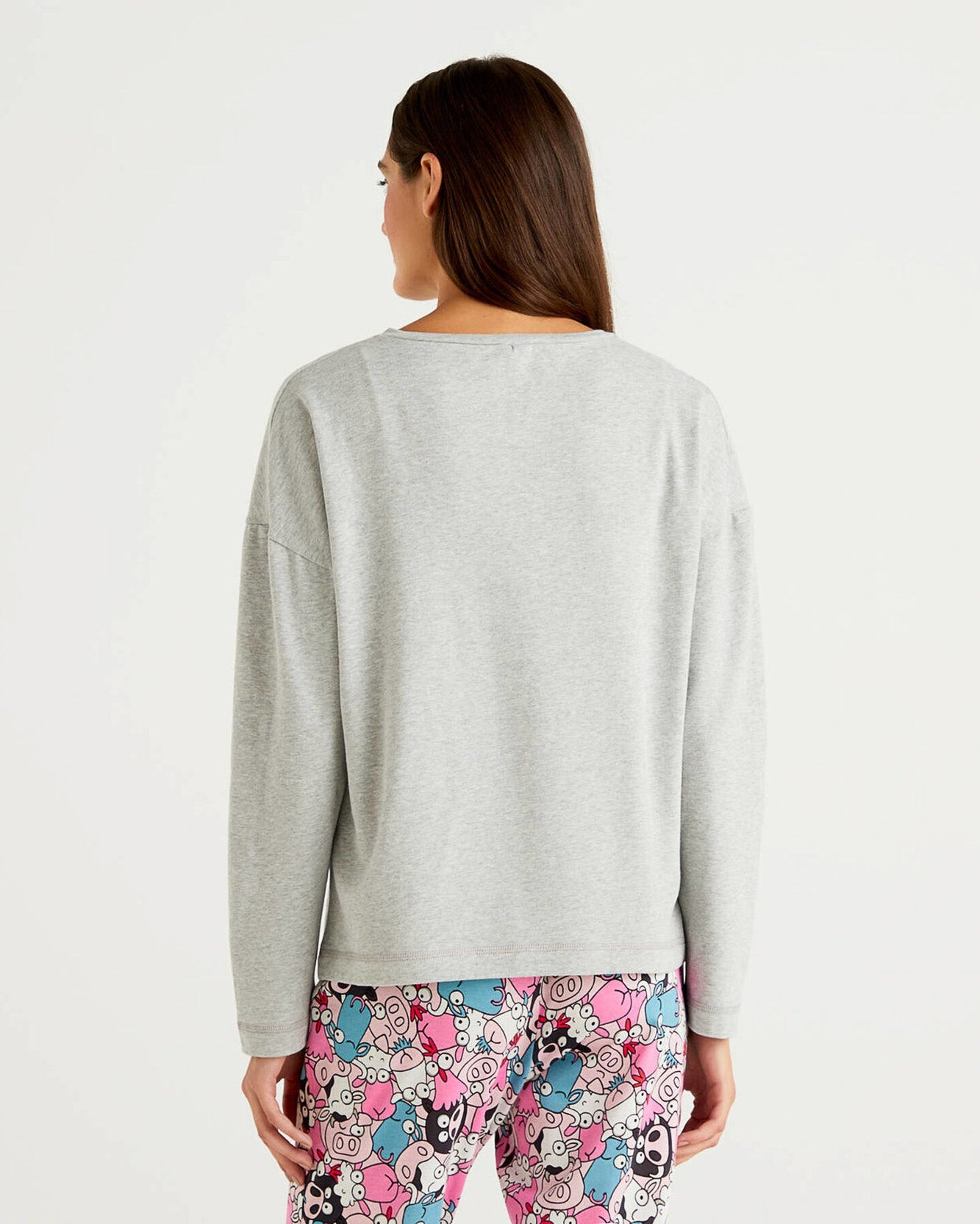 Light Grey T-Shirt L/S Benetton