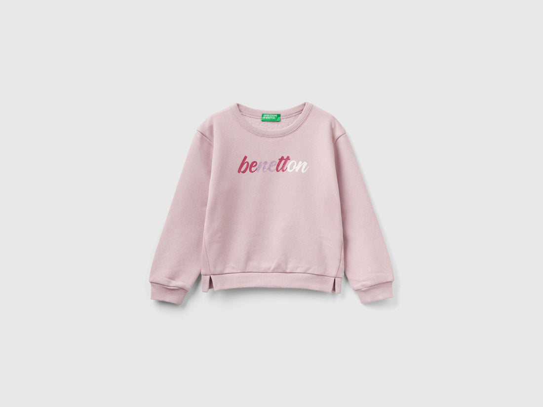 Pullover Sweatshirt With Glittery Print_39M2G10BB_24D_01