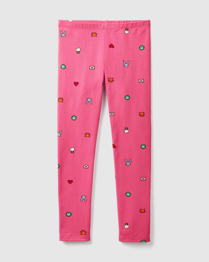 Pink Leggings Benetton