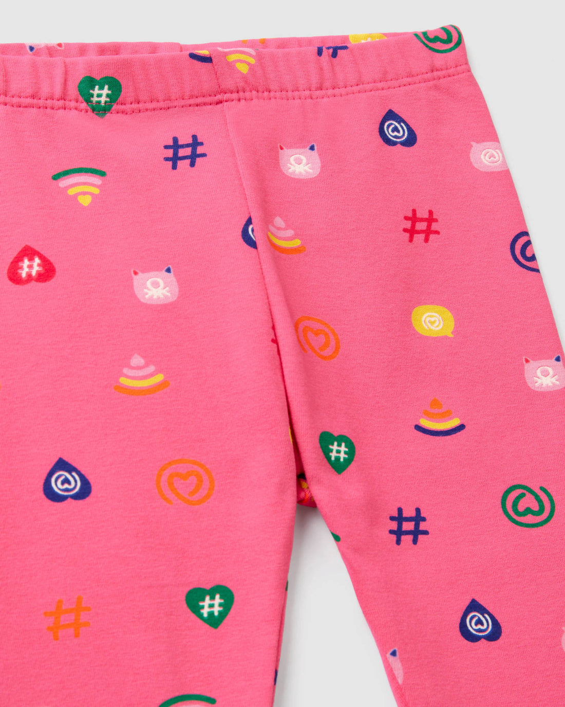 Fuchsia Leggings Benetton