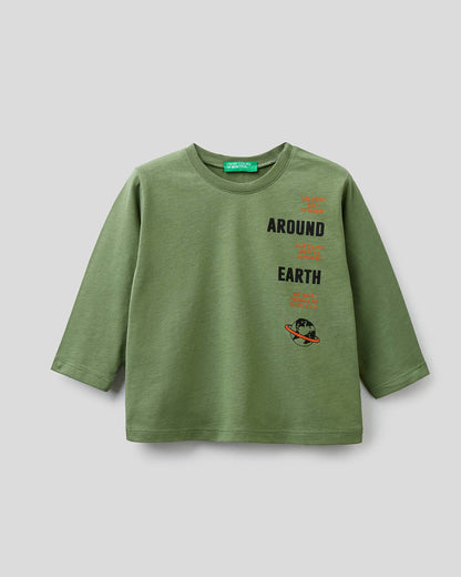 Green T-Shirt L/S