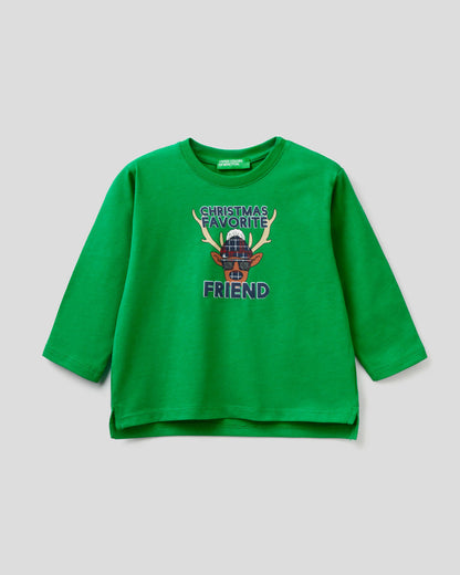 Green T-Shirt L/S