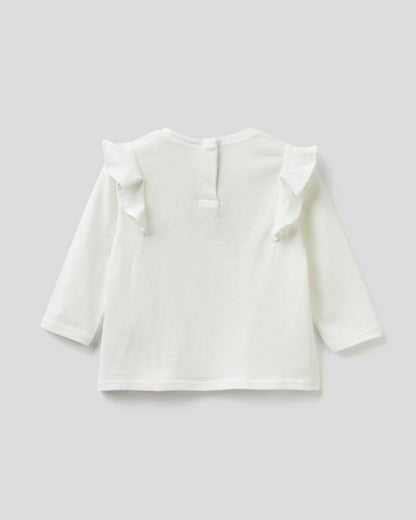 White T-Shirt L/S