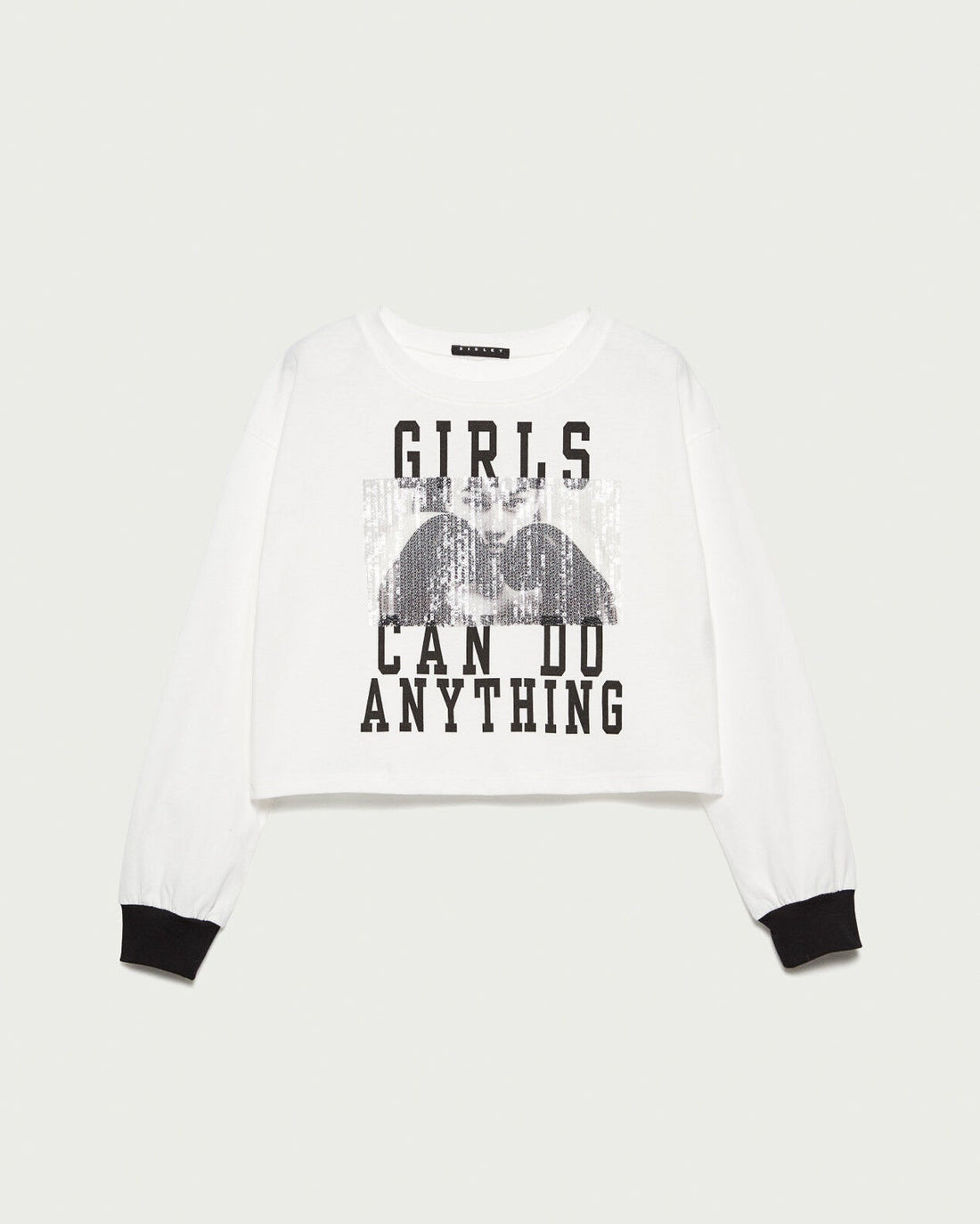 White Sweater L/S Sisley