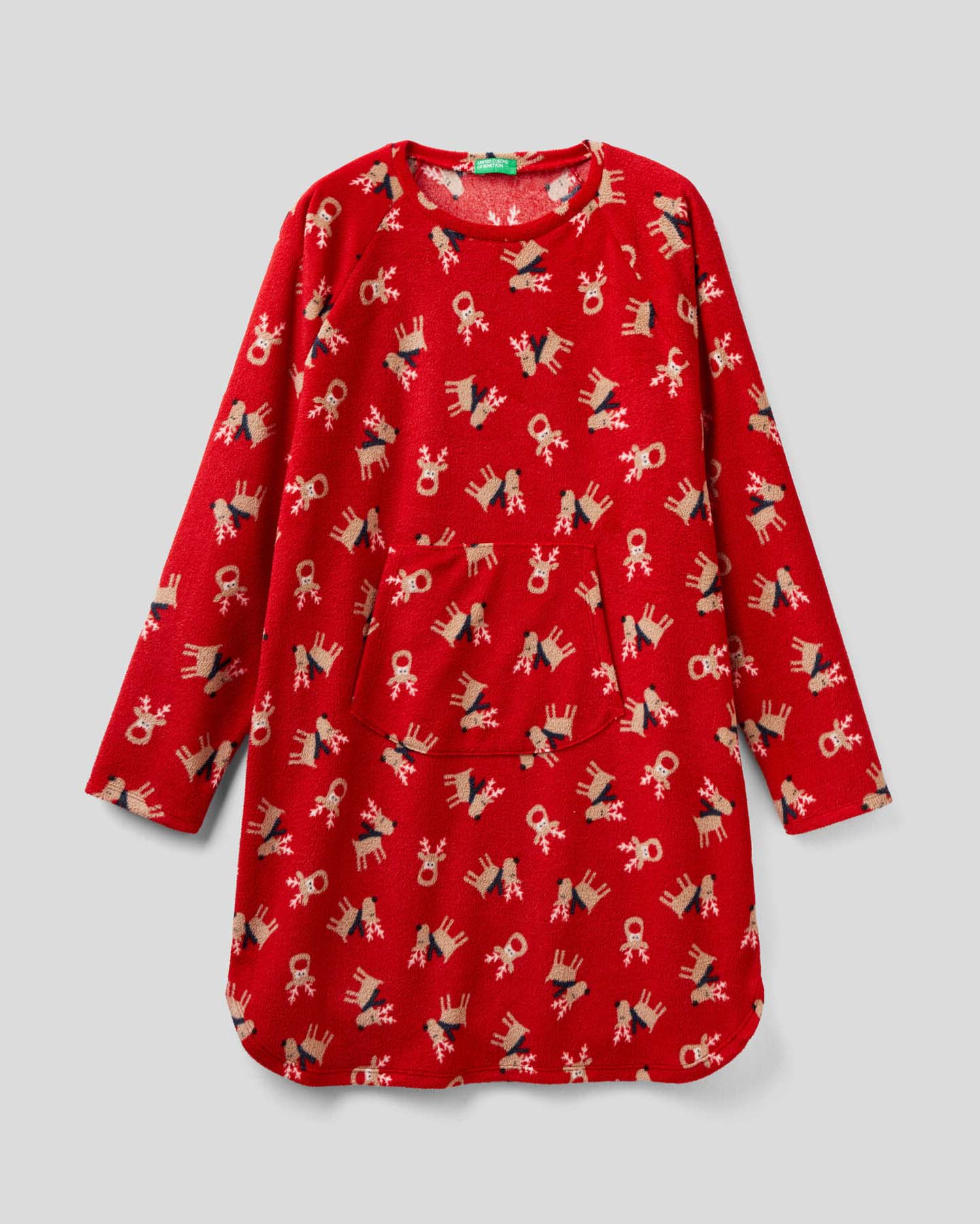 Red Night Dress Benetton