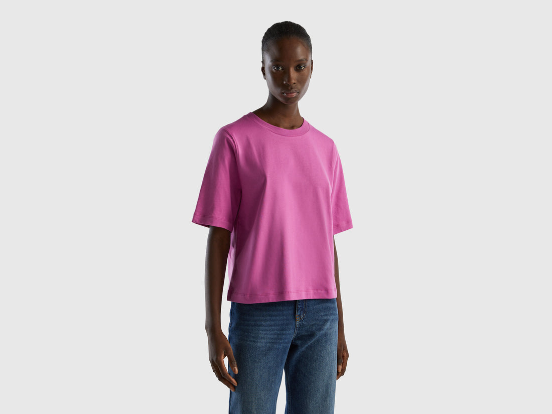 100% Cotton T-Shirt In Boxy Fit