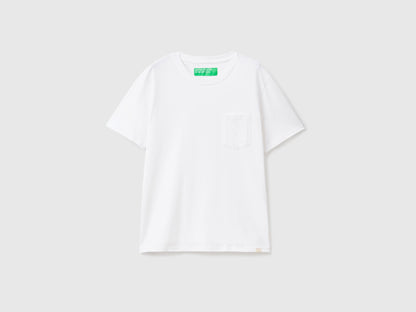 100% Cotton T-Shirt With Pocket_3BL0J19G5_101_03