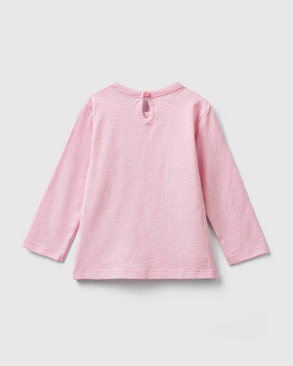 Pink T-Shirt L/S Benetton