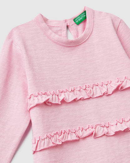 Pink T-Shirt L/S Benetton