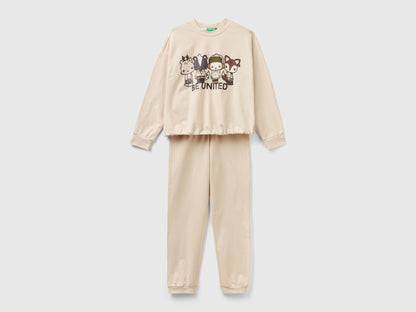 Mascot Pyjamas With Cropped Shirt_3DKE0P05J_1J4_01