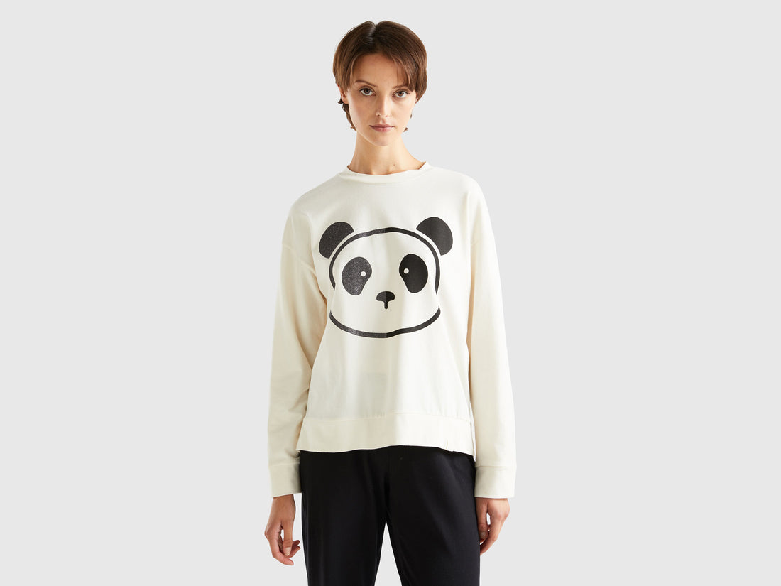 T-Shirt With Panda Print_3DKE3M05B_0R2_01