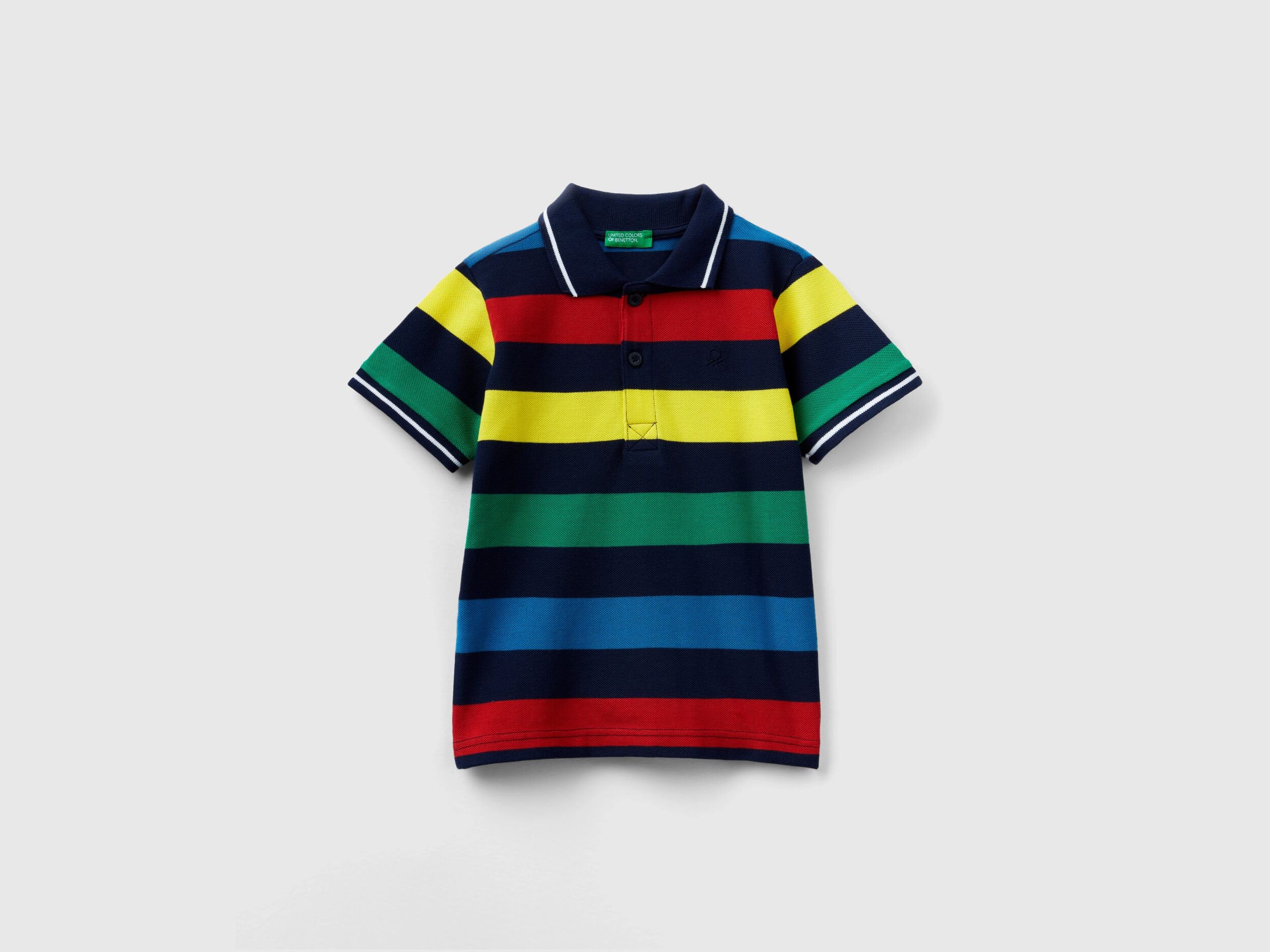 Short Sleeve Polo With Stripes_3EJDG300J_911_01