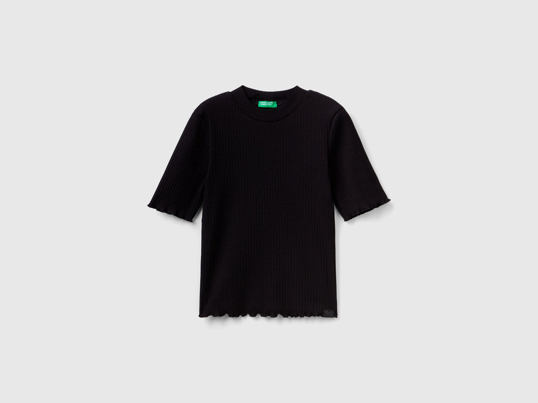 Short Sleeve Turtleneck T-Shirt